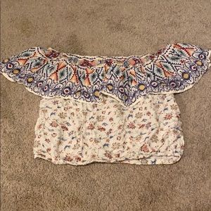 Off the shoulder shirt